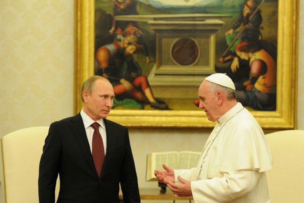 Papa Francis, mesaj nemilos către Vladimir Putin